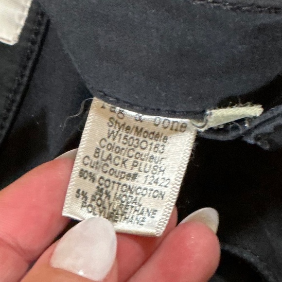 Rag & Bone Black Plush Skinny Mid-Rise Stretch Jeans Women’s Size 25 - Picture 6 of 8